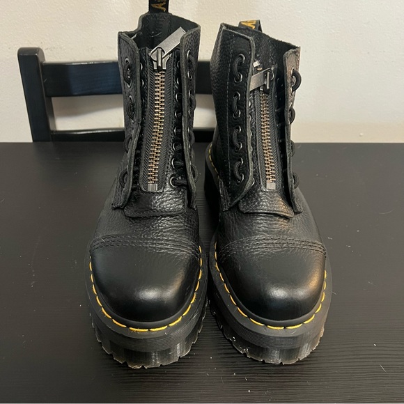 Dr. Martens Black Leather Sinclair Boots - Picture 5 of 13